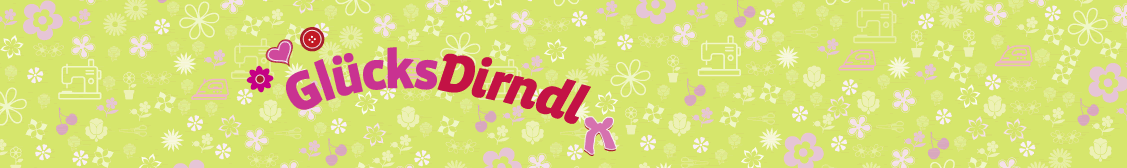 Glücksdirndl Header mit Logo